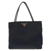 Pre-owned Canvas prada-bags Prada Vintage , Black , Dames