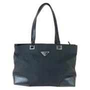 Pre-owned Canvas prada-bags Prada Vintage , Black , Dames