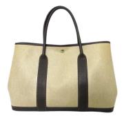 Pre-owned Canvas totes Hermès Vintage , Beige , Dames