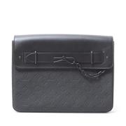 Pre-owned Leather clutches Louis Vuitton Vintage , Black , Dames