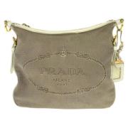 Pre-owned Canvas prada-bags Prada Vintage , Beige , Dames