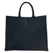 Pre-owned Leather totes Dior Vintage , Black , Heren