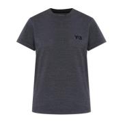 T-shirt met logo Y-3 , Black , Dames