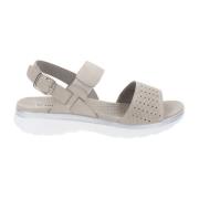 Zomer Sandalen van Kunstleer Cinzia Soft , Gray , Dames