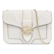 Pre-owned Leather shoulder-bags Coach Pre-owned , White , Dames