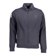 Blauwe Zip-Up Sweater met Borduurwerk U.s. Polo Assn. , Blue , Heren