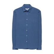 Stijlvolle Casual Overhemden voor Mannen The GoodPeople , Blue , Heren