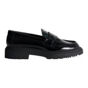 Zwarte School Mocassin Schoenen Hoff , Black , Dames