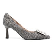 Lilly Light Grey Tweed Pumps Roberto Festa , Gray , Dames