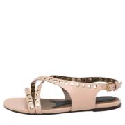 Pre-owned Leather sandals Marni Pre-owned , Beige , Dames