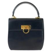 Pre-owned Leather handbags Salvatore Ferragamo Pre-owned , Black , Dam...