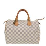 Pre-owned Canvas louis-vuitton-bags Louis Vuitton Vintage , Beige , Da...