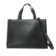 Pre-owned Leather totes Celine Vintage , Black , Dames