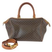 Pre-owned Leather handbags Celine Vintage , Brown , Dames