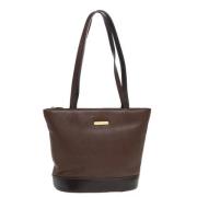 Pre-owned Leather totes Burberry Vintage , Brown , Dames