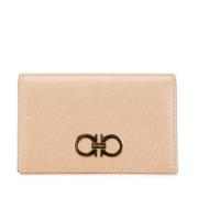 Pre-owned Leather wallets Salvatore Ferragamo Pre-owned , Beige , Dame...