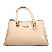 Beige Eliette Tas met Verstelbare Band Guess , Beige , Dames