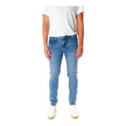 Slim Fit Faded Denim Jeans Pepe Jeans , Blue , Heren