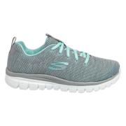 Sierlijk-gedraaid voor sneakers Skechers , Gray , Dames