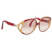 Pre-owned Plastic sunglasses Dior Vintage , Red , Dames