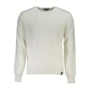 Witte Crew Neck Sweater met Contrastdetails U.s. Polo Assn. , White , ...