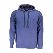 Blauwe Geborduurde Hoodie U.s. Polo Assn. , Blue , Heren