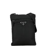 Pre-owned Canvas prada-bags Prada Vintage , Black , Dames