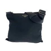 Pre-owned Canvas prada-bags Prada Vintage , Black , Dames