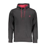 Geborduurde Hoodie met Contrasterende Details U.s. Polo Assn. , Black ...