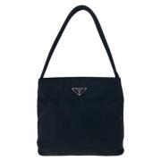 Pre-owned Canvas prada-bags Prada Vintage , Black , Dames