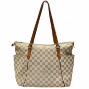 Pre-owned Canvas louis-vuitton-bags Louis Vuitton Vintage , White , Da...