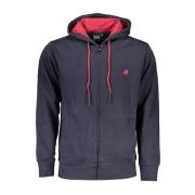 Blauwe Geborduurde Hoodie U.s. Polo Assn. , Blue , Heren