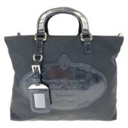 Pre-owned Canvas prada-bags Prada Vintage , Black , Dames