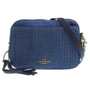 Pre-owned Denim shoulder-bags Coach Pre-owned , Blue , Dames