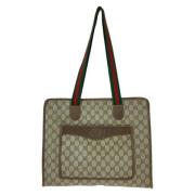 Pre-owned Canvas gucci-bags Gucci Vintage , Brown , Dames