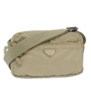 Pre-owned Nylon prada-bags Prada Vintage , Beige , Dames