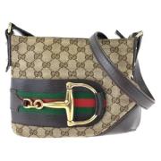 Pre-owned Canvas gucci-bags Gucci Vintage , Brown , Dames