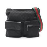 Pre-owned Canvas gucci-bags Gucci Vintage , Black , Dames