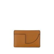 Leren Cardholder - Bruin Patou , Brown , Dames