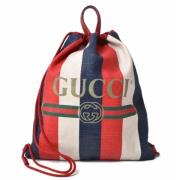 Pre-owned Canvas backpacks Gucci Vintage , Multicolor , Dames