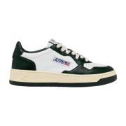 Medalist Bicolor Leren Sneakers Autry , Green , Dames