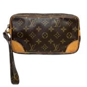 Pre-owned Canvas louis-vuitton-bags Louis Vuitton Vintage , Brown , Da...