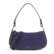 Blauwe Leren Schouder Crossbody Tas Coccinelle , Blue , Dames