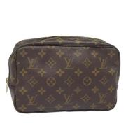 Pre-owned Canvas clutches Louis Vuitton Vintage , Brown , Dames