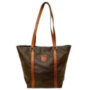 Pre-owned Leather totes Celine Vintage , Brown , Dames