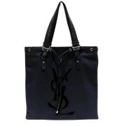 Pre-owned Canvas shoulder-bags Yves Saint Laurent Vintage , Black , Da...