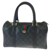 Pre-owned Canvas handbags Gucci Vintage , Black , Dames