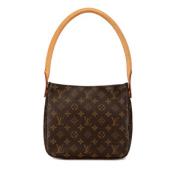 Pre-owned Canvas louis-vuitton-bags Louis Vuitton Vintage , Brown , Da...