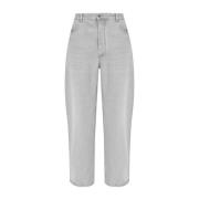 Straight-leg jeans Bottega Veneta , Gray , Heren