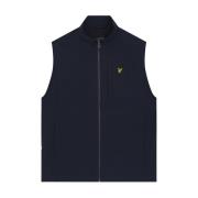 Softshell Gilet Jas Lyle & Scott , Blue , Heren